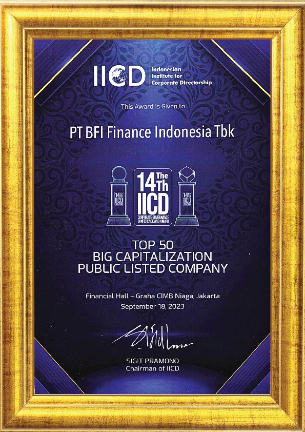 BFI-Finance-raih-IICD-corporate-governance-conference-awards-2023 