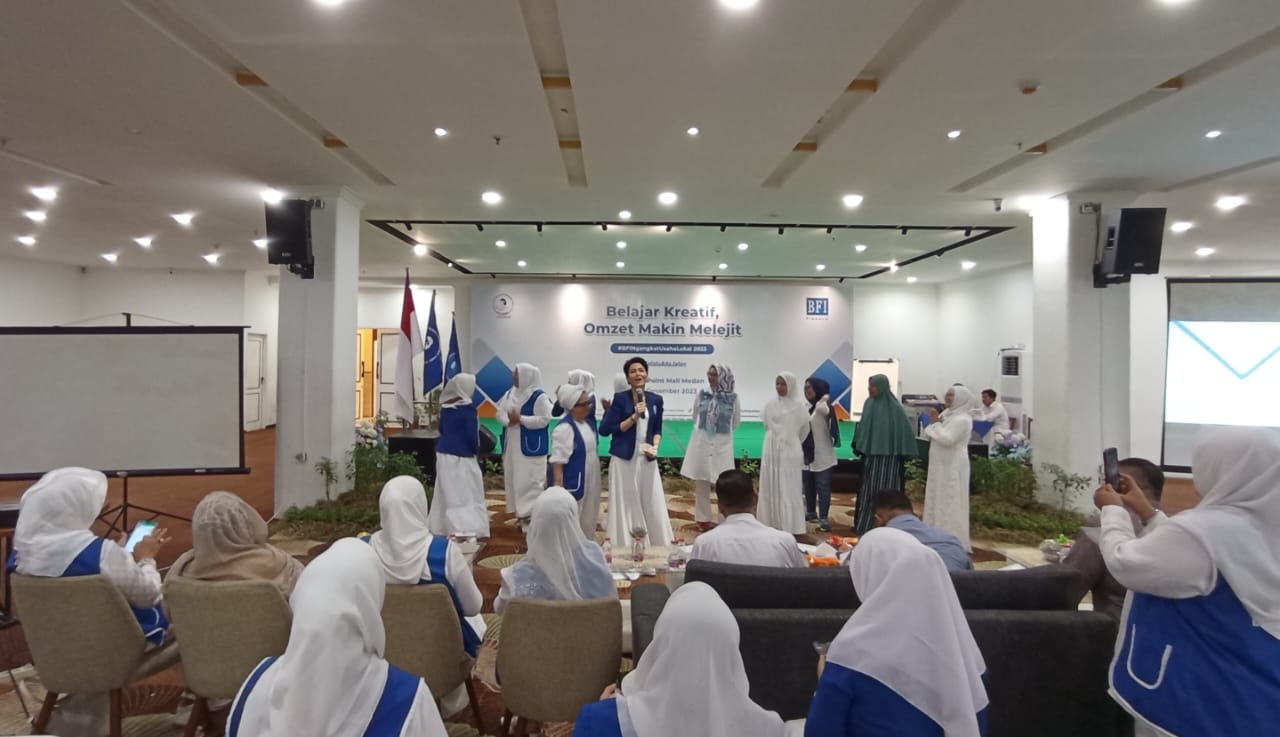 Antusiasme peserta mengikuti seminar kewirausahaan di Medan