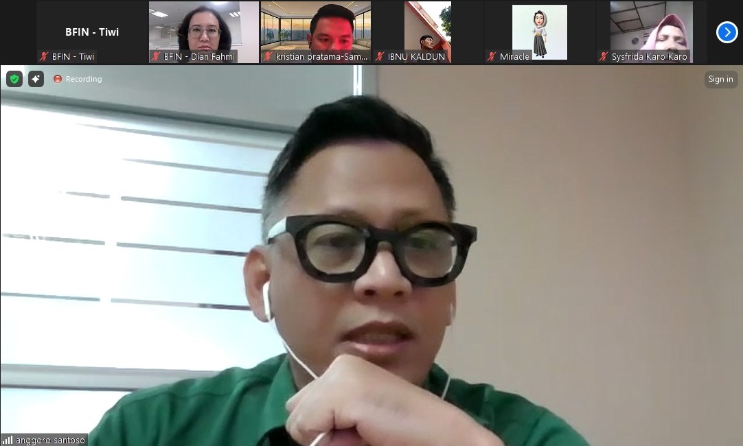 Hari pertama bersama Anggoro Santoso, M.I.Kom (Dosen dan Praktisi Digital and Creative Marketing Communication)