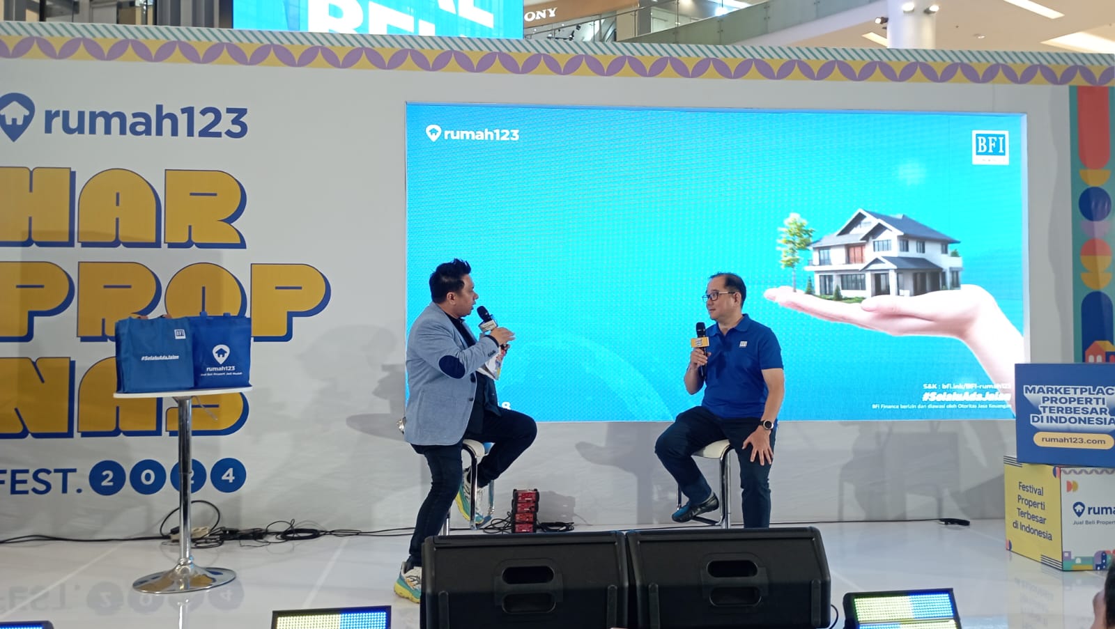 Talkshow keuangan dari BFI Finance tentang layanan pembiayaan KPR yang aman