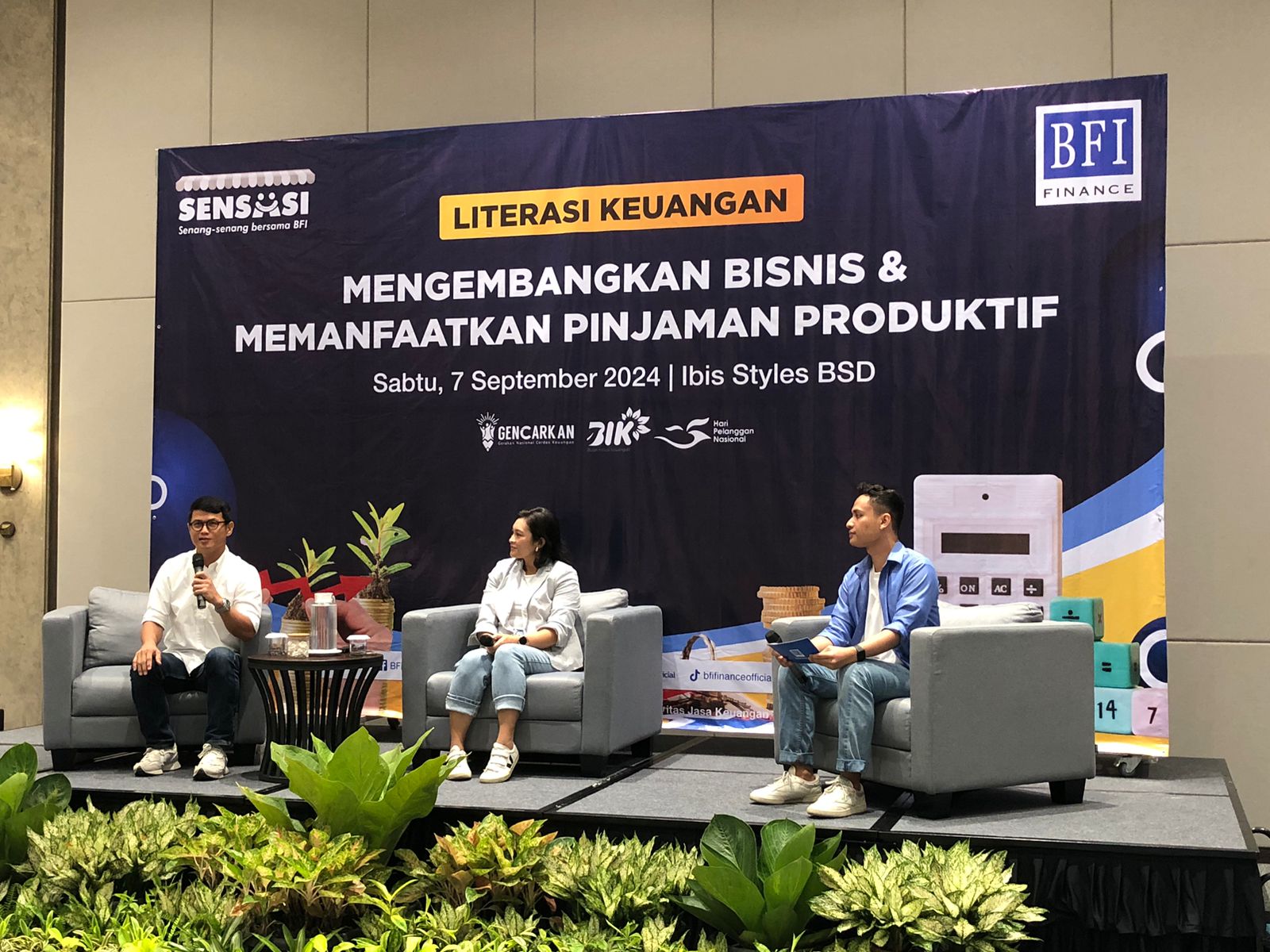 (ki-ka) Daniel V Lie (President & Global Chief Executive digima ASIA) dan Margaretha Tarigan (Operations & Service Excellence Head BFI Finance) sharing seputar pembiayaan & kiat menjalankan bisnis
