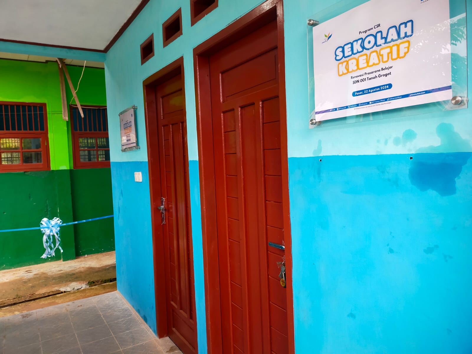 Pembangunan fasilitas toilet tambahan di SDN 001 Tanah Grogot, Paser, Kalimantan Timur