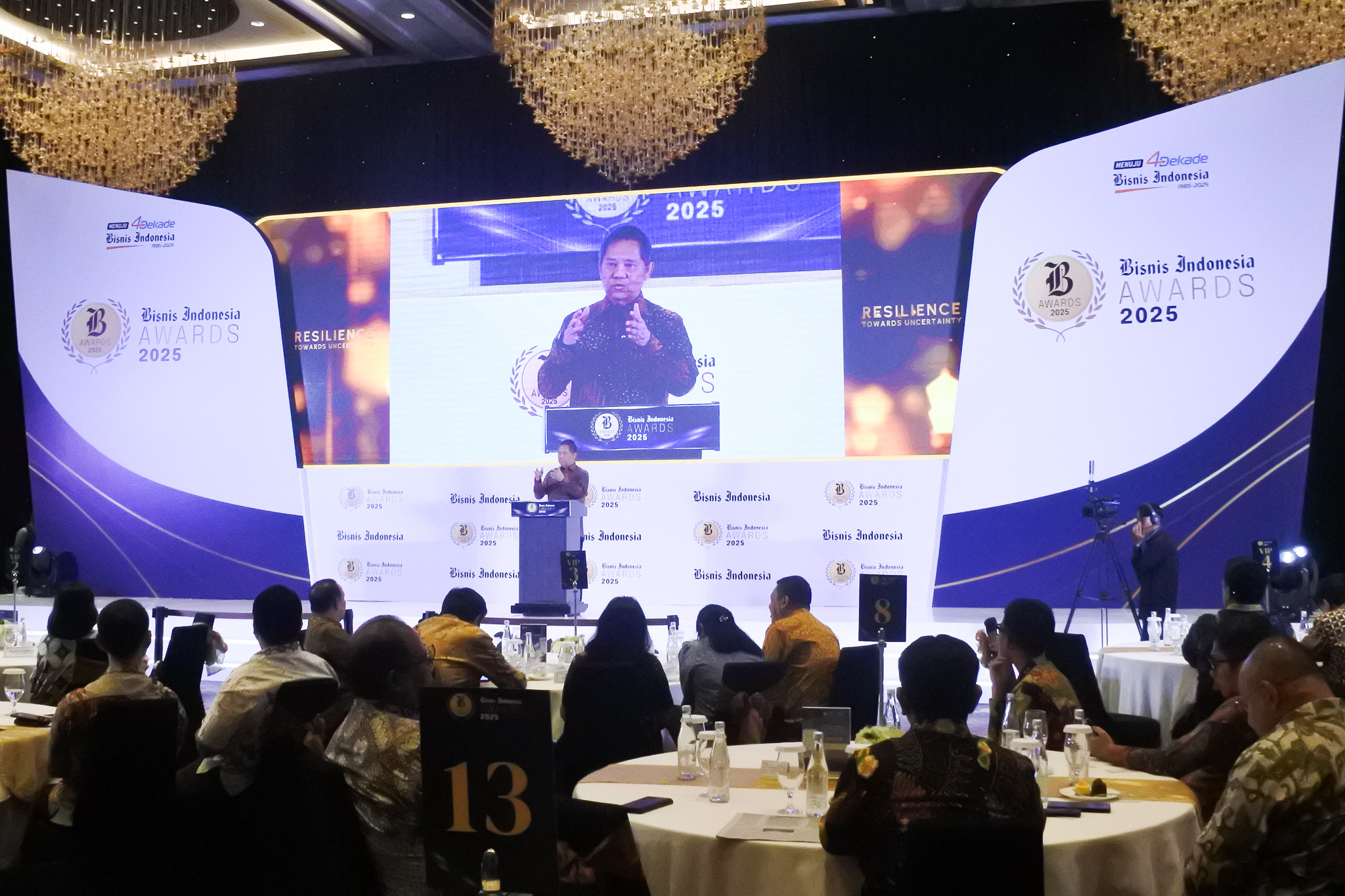 Ketua Dewan Juri BIA 2025, Rudiantara (Menteri Komunikasi dan Informatika 2014-2019), memaparkan metode penjurian