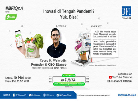 BFI Finance Ajak Masyarakat Adaptasi Kondisi Normal Baru