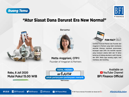 BFI Finance Ajak Masyarakat Cermat Mengelola Keuangan Era New Normal