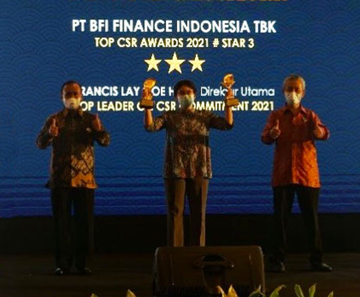 BFI Finance Tuai Penghargaan Dalam Top CSR Awards 2021